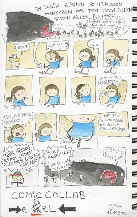 JARoo's "Comic-Collab #14 - Ekel"-Beitrag