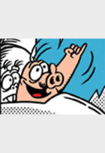 Schweinevogel Retro