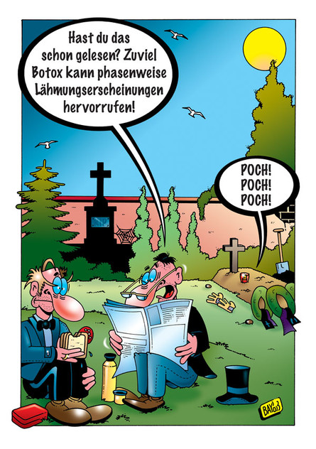 Cartoon von Stefan Bayer: Botox