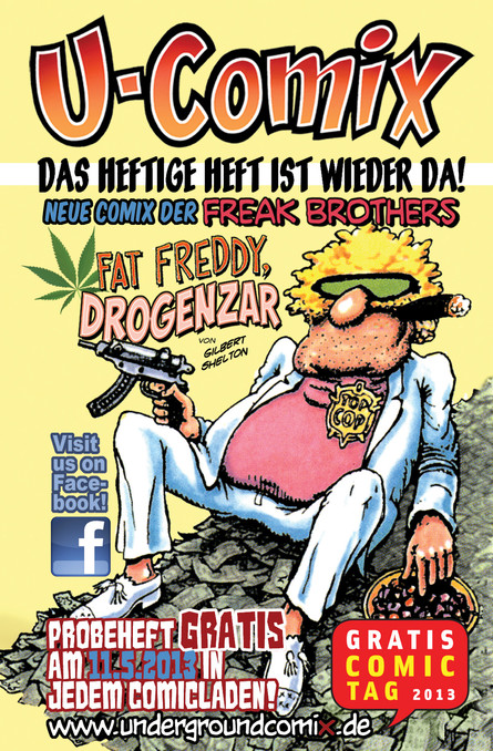 U-Comix Fat Freddy Flyer