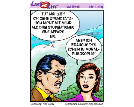 Last Kiss: Hohe Grundsätze