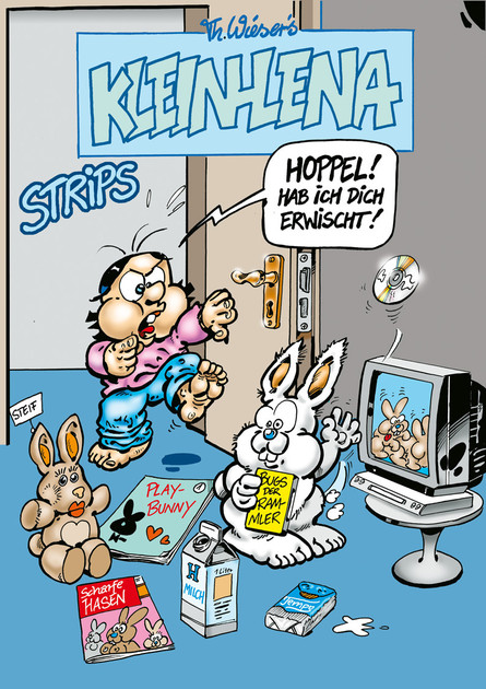 Klein-Lena erwischt Hoppel
